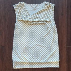 Banana Republic Sleeveless Cowl Neck Blouse